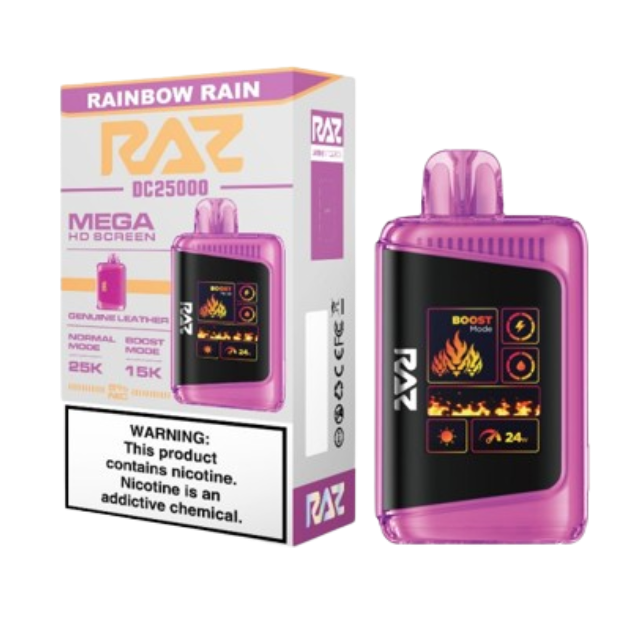 Rainbow Rain – RAZ Vape DC25000